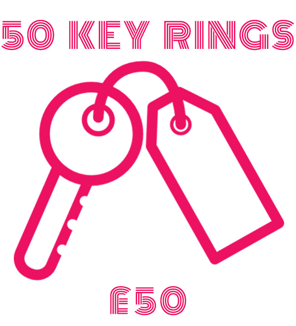 Key Rings - £50